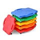 Plastic Floor Scooter Board with Handles
